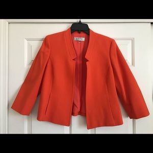 Orange Lined Kasper Jacket